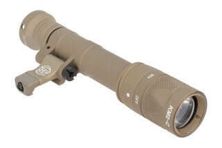 SureFire M640V Infrared Scout Light Pro Weapon Light Is hardcoat anodized tan and features an integral mount